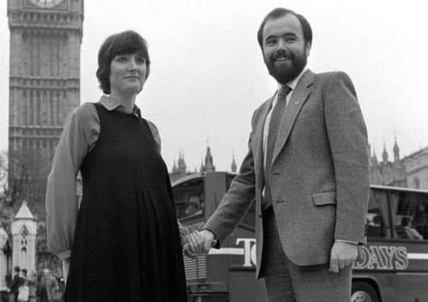 Harriet Harman and her husband Jack Dromey, pictured here in 1982, worked for the NCCL. Picture: PA