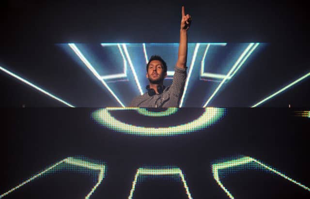 Scottish star Calvin Harris. Picture: Jane Barlow