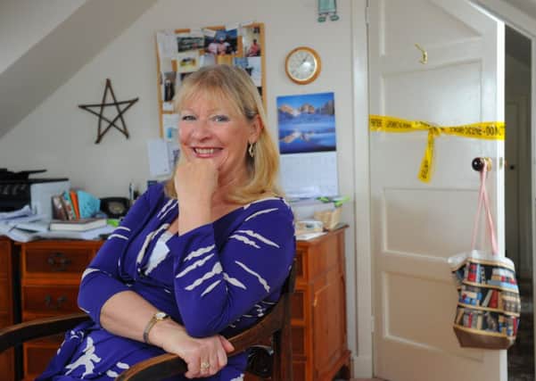 Author Alex Gray at her home in Bishopton. Picture: Robert Perry