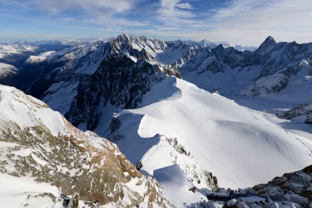 The accident took place near Chamonix, in the French Alps. Picture: AFP/Getty