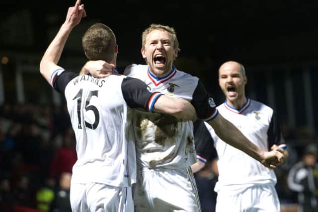 Richie Foran: Caleys born leader. Picture: SNS