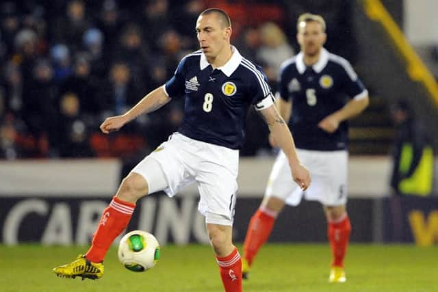 Scotland captain Scott Brown. Picture: Jane Barlow