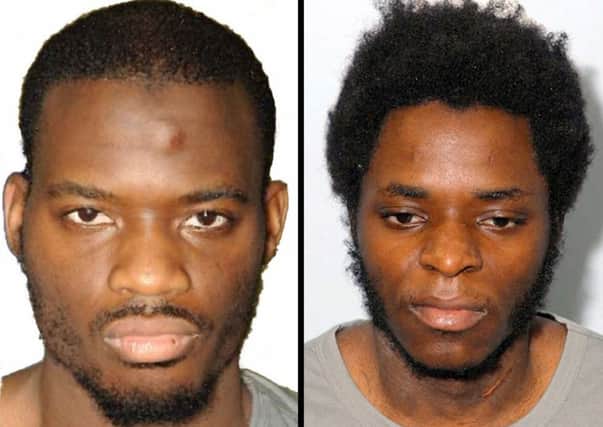 Michael Adebolajo (left) and Michael Adebowale (right). Picture: PA