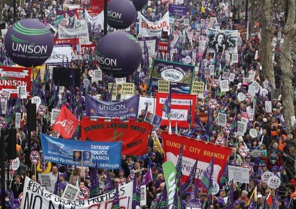 Trades union power used to offer working people a voice in shaping Labour party policy. Picture: Getty