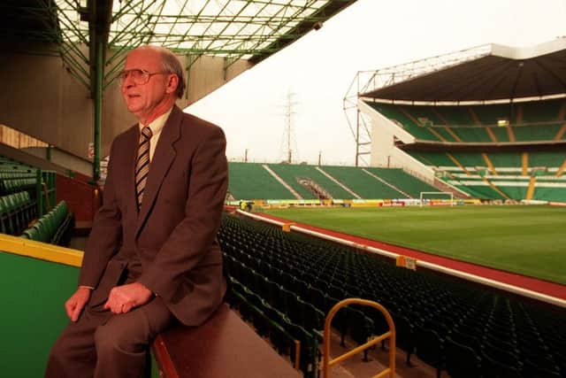 Fergus McCann pictured at Celtic Park. Picture: TSPL