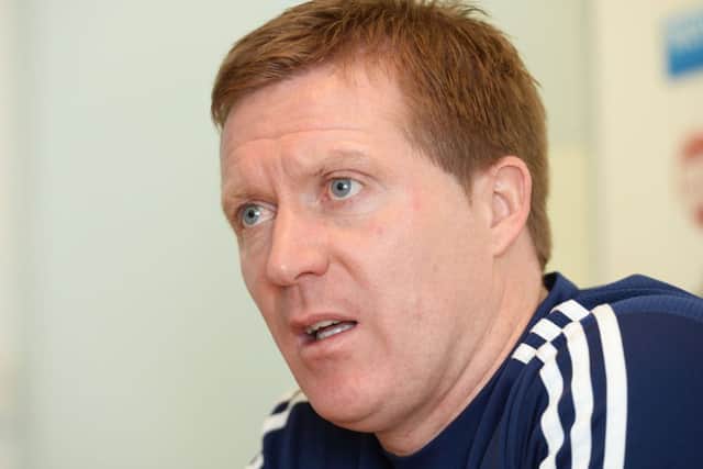 Gary Locke has said it would be 'foolish' not to prepare for relegation. Picture: SNS