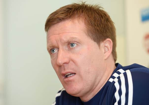 Gary Locke has said it would be 'foolish' not to prepare for relegation. Picture: SNS