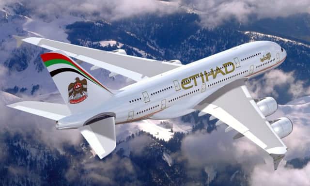 Etihad Airways is to start flights from Scotland