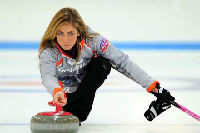 Eve Muirhead, training at the Peak Sports Village where the new centre will be based. Picture: TSPL