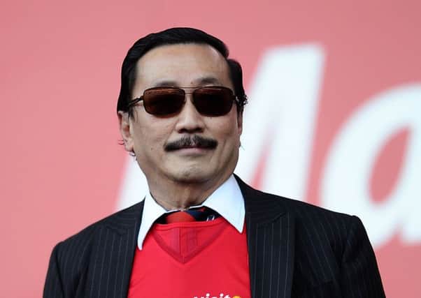 Vincent Tan: Criticised Malky Mackay. Picture: PA