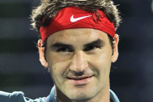 Roger Federer: Comeback after rain. Picture: AP