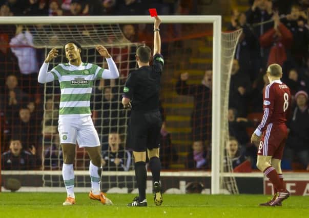 Celtic are hopeful of getting Virgil van Dijk's red card overturned. Picture: SNS