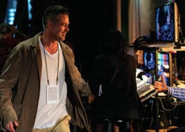 Brad Pitt, during rehersals for the 86th Annual Academy Awards. Picture: Getty
