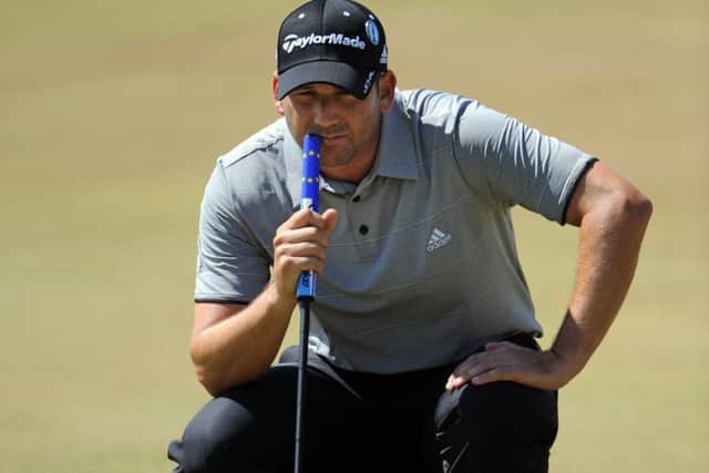 Sergio Garcia, in action at the 2013 Open. Picture: Jane Barlow