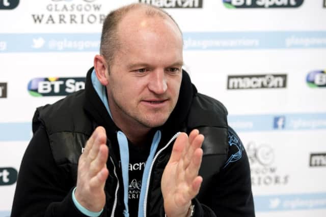 Glasgow Warriors head coach Gregor Townsend. Picture: SNS