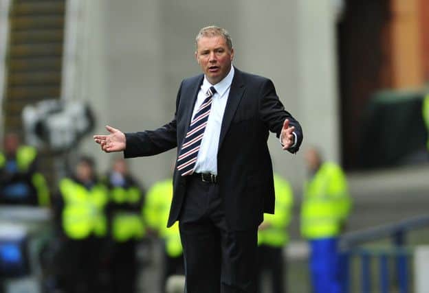 Rangers manager Ally McCoist. Picture:  Robert Perry