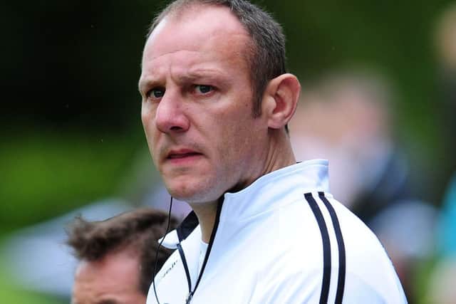 Melrose coach John Dalziel looks on.   Picture: Ian Rutherford