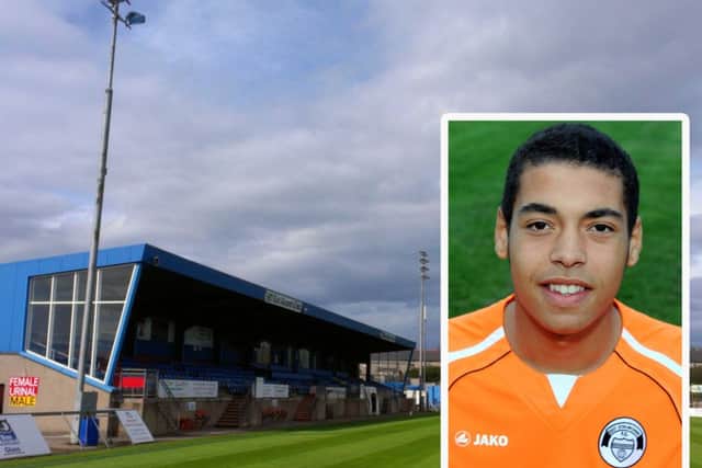 Jordan Tapping was racially abused at Balmoor.