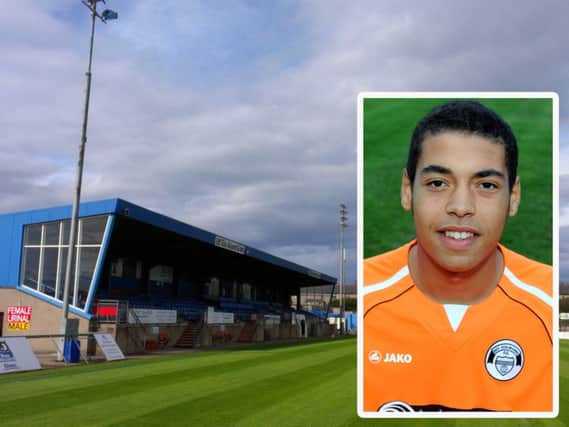 Jordan Tapping was racially abused at Balmoor.