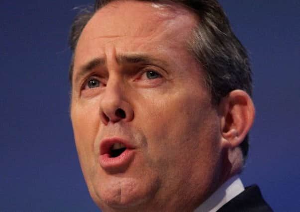 Former defence secretary Dr Liam Fox. Picture: PA