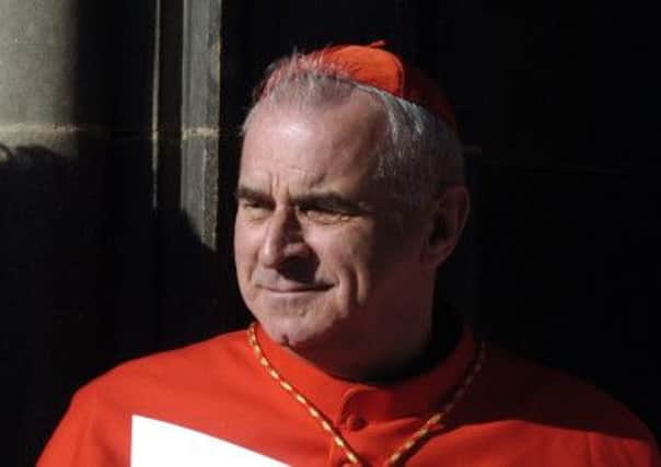 Cardinal Keith O'Brien, pictured in 2007. Picture: Jane Barlow