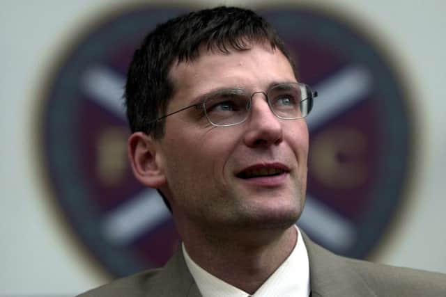 Craig Levein during his previous reign at Hearts. Picture: TSPL