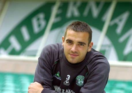 David Murphy pictured during his stint at Hibernian. Picture: TSPL