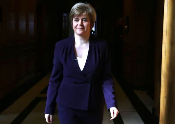 Nicola Sturgeon arrives to address the Scottish Council for Development and Industry in Glasgow. Picture: PA