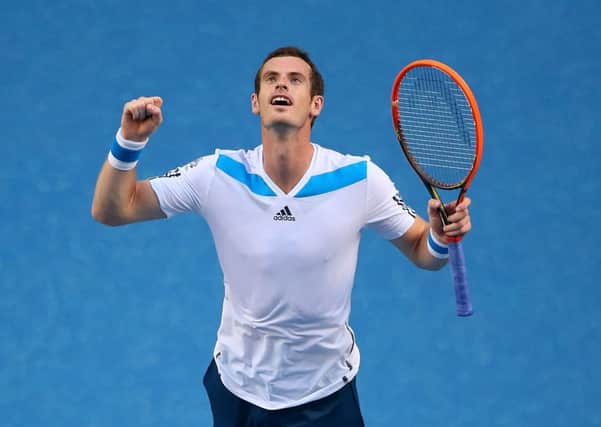Tennis ace Andy Murray is to be awarded an honorary degree in April this year from Stirling University. Picture: Getty