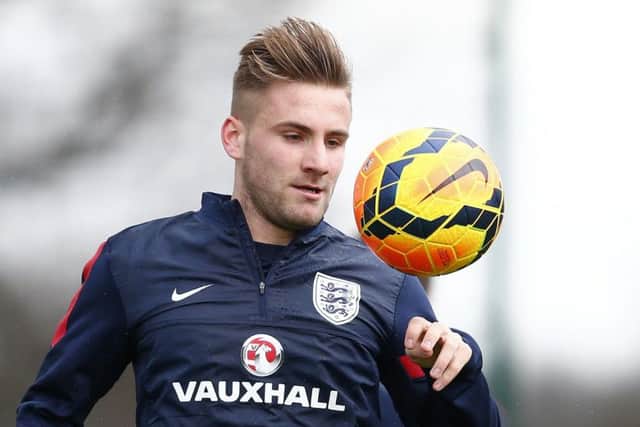 Luke Shaw. Picture: Reuters