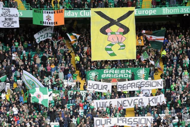 Celtic fans have protested against the Act in the past. Picture: Ian Rutherford