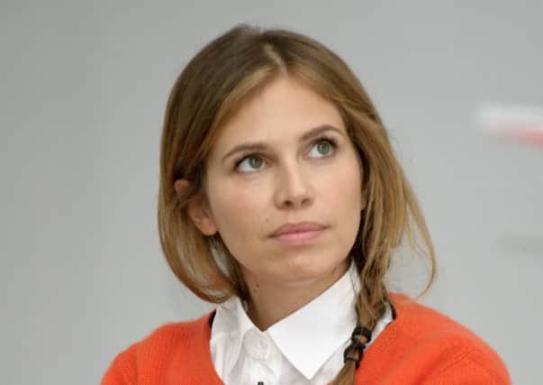 Dasha Zhukova: Accused of racism over chair pose. Picture: Getty