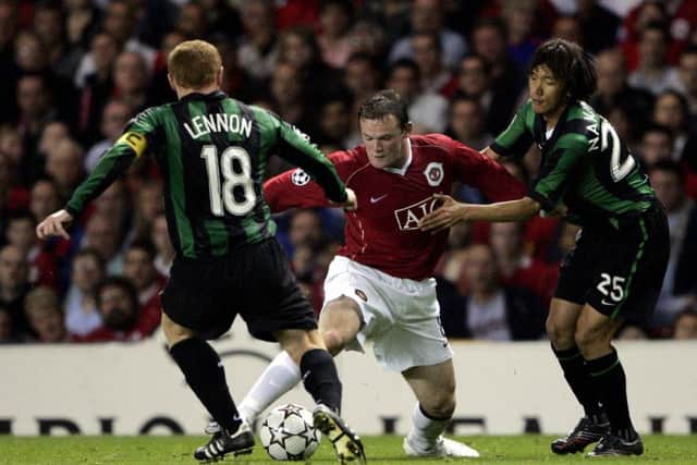 Celtic are lobbying to make clashes such as these, a Champions League match against Manchester United in 2006, a more regular occurence. Picture: PA