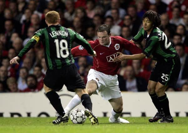 Celtic are lobbying to make clashes such as these, a Champions League match against Manchester United in 2006, a more regular occurence. Picture: PA