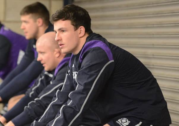 Matt Scott (foreground) has re-signed with Edinburgh until the end of the 2016 season. Picture: Neil Hanna