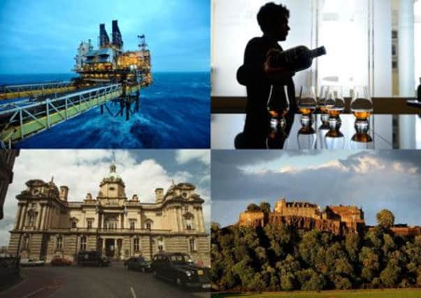 Conferences on oil, whisky, tourism and financial services will be held over the next two years. Pictures: TSPL