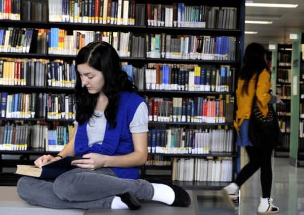 Edinburgh University students are still gaining a world-renowned education. Picture: Jane Barlow.