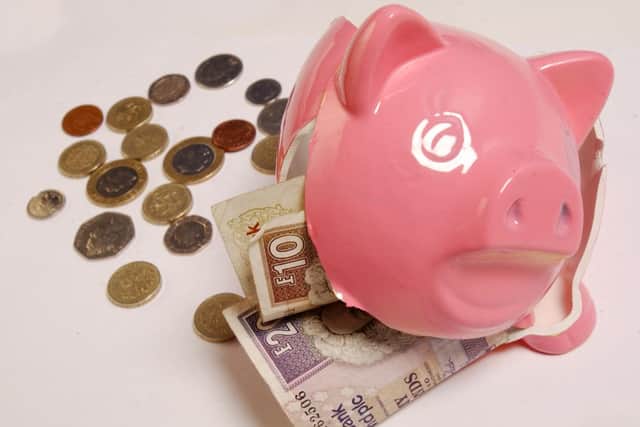 Twenty per cent of Scots admit they have no savings. Picture: Phil Wilkinson