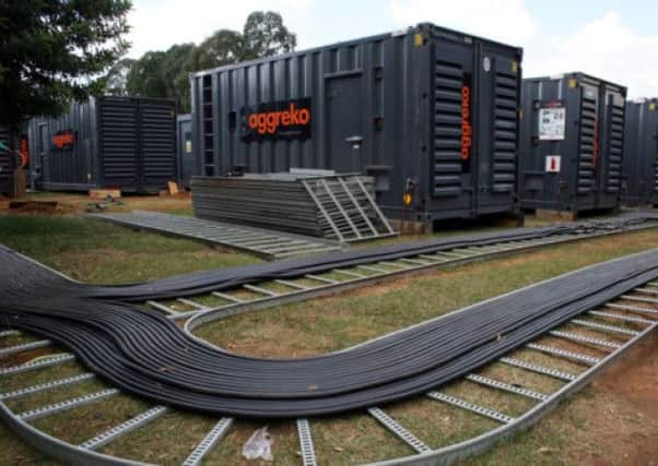 Temporary power generation firm Aggreko has warned of the risks of independence. Picture: Complimentary