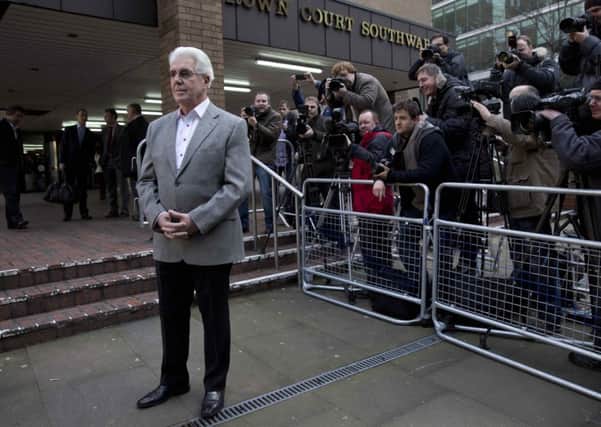 Max Clifford arrives at Southwark Crown Court at the start of his trial. He is accused of 11 counts of indecent assault on seven alleged victims. Picture: Reuters