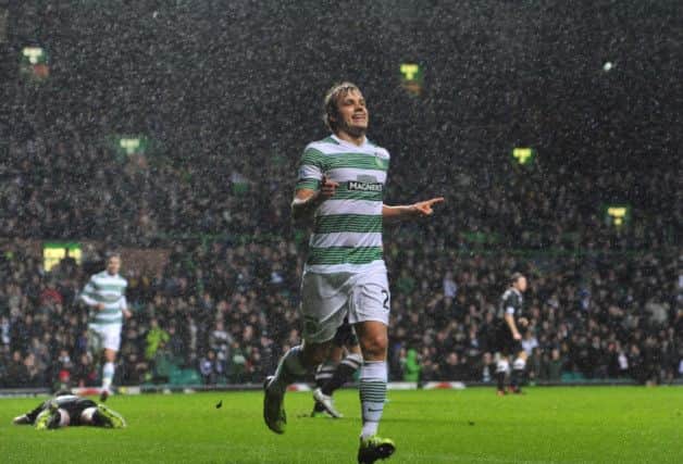 Could Teemu Pukki return to his homeland with Celtic to play Bayer Leverkusen? Picture: Robert Perry
