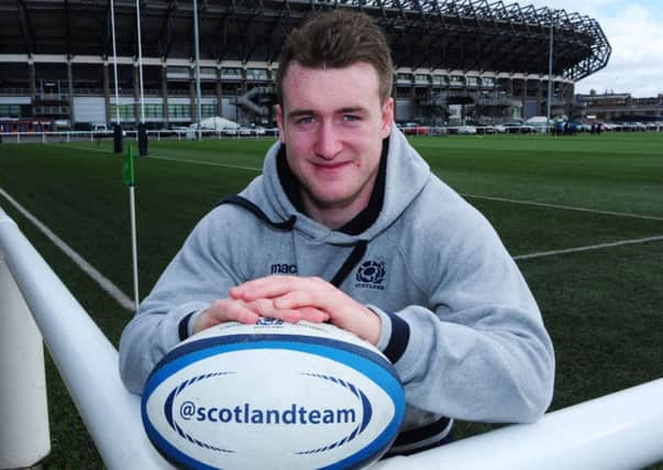 Stuart Hogg: Fed-up of Weir 'bragging'. Picture: Ian Rutherford