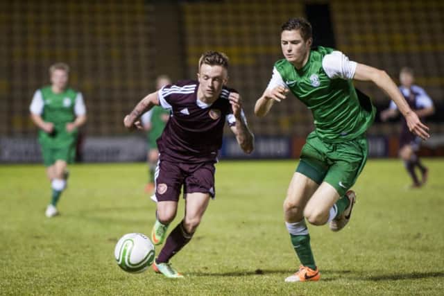 Hearts' Gary Oliver. Picture: TSPL