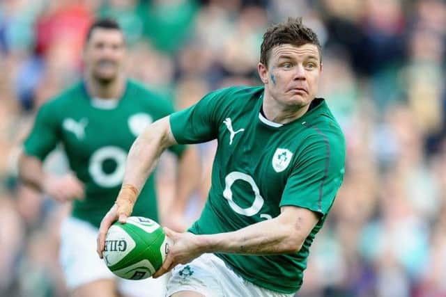 Brian ODriscoll had a winning farewell in front of his adoring Dublin crowd. Picture: Getty