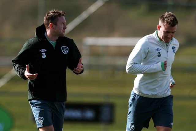 Aiden McGeady (left) has been criticised for choosing Republic of Ireland over Scotland.  Picture: PA