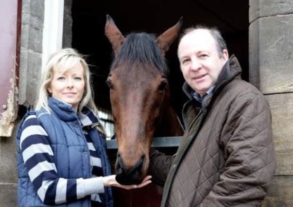 Graham and Andrea Wylie, with Inglis Drever, who gave them a taste for success. Picture: John Grossick