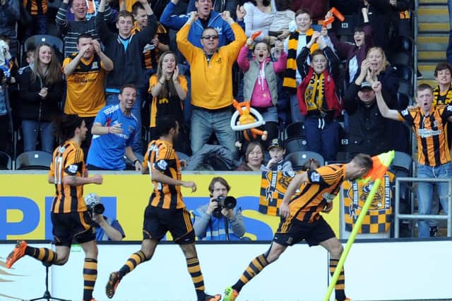 David Meyler celebrates Hull City's second goal against Sunderland. Picture: Clint Hughes/Getty Images.