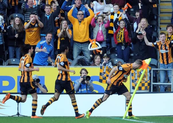 David Meyler celebrates Hull City's second goal against Sunderland. Picture: Clint Hughes/Getty Images.