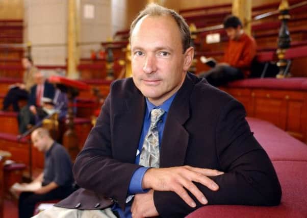 Sir  Tim Berners-Lee, dubbed the father and creator of the World Wide Web.  Picture: AP Photo/Lefebvre Communications, HO