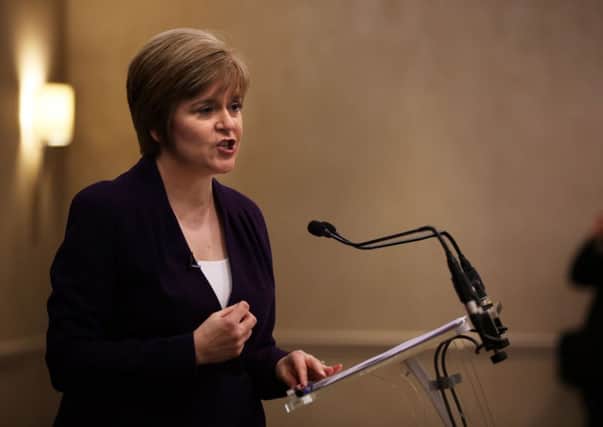 Deputy First Minister Nicola Sturgeon. Picture: PA